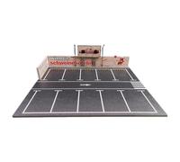 KiBcsLic Modello di Un Parcheggio in 1:64, Modello di Edificio in Miniatura, Regalo Creativo, Idea Fai da Te, Decorazione di Edifici, Accessorio di Scena, Stile C