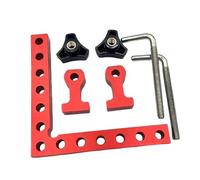 KiBcsLic Morsetto Angolare 90 Gradi per Falegnameria Professionale per Armadietti Strumento in Lega di Alluminio Pinza di Precisione per Angoli Adatto, 3 Pezzi