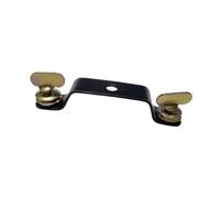 KiBcsLic Moving Head Light Bridge Connector per Fissaggio Traliccio Morsetto Luce Professionale Gancio Chiusura Veloce Aggancio Resistente Struttura Me, Ferro Nero, Distanza tra I Fori