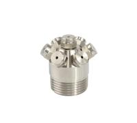 KiBcsLic Multi Nozzle Spray Head Testa Spruzzo, 1 Pollice Esterno Diametro Foro 1,2 Mm, Tipo A Più Teste, 7 Fori, Filettatura Esterna Da 1 Pollice, Diametro Foro 1,2 Mm