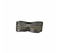 KiBcsLic Nastro Grip Perforato Confortevole Nastro Grip Antiscivolo Facile da Applicare Attrezzatura Sportiva , Nero Con Cuciture Gialle