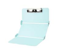 KiBcsLic Nursing Clipboard Cartella Pieghevole Compatta Accessori Professionali Cartella Portadocumenti Tascabile Struttura Strato PP Adatta per Student, Verde Chiaro