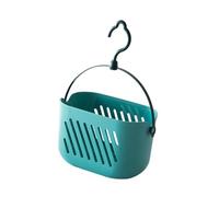 KiBcsLic Organizer da Appendere per Doccia, Porta Shampoo E Sapone, Cestino Portaoggetti da Parete per, Cucina, Soggiorno, Dormitorio Studentesco, Blu