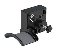 KiBcsLic Organizer da Scrivania senza Fori Ottimizza lo Spazio Supporto Laterale da Scrivania Robusto e Durevole per Giocatore, Ufficio, Black