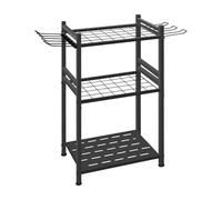 KiBcsLic Organizzatore per Attrezzi da Giardino, Versatile Portautensili con Ganci per Rastrello E Scopa