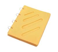 KiBcsLic Organizzatore per Fermagli per Capelli Raccoglitore Portatile Custodia per Fiocchi E Porta Elastici con Design a Libro Pieghevole Adatto per Donne, Giallo