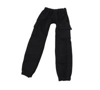 KiBcsLic Pantaloni in Miniatura per Action Figure da 1/12, Costume da Bambola da 6 Pollici, Pantaloni per Figure Maschili, Nero