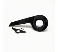 KiBcsLic Paraschiena Catena Bici Protezione Catena Paracatena Copripignone Copricatena in PP Robusto per E Pulizia Durante La Guida Adatto per Spostamenti, Nero Standard