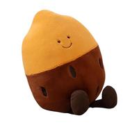 KiBcsLic Peluche a Forma di Cibo, Giocattolo Morbido, Creativo E Carino con Gambe, Decorazione, Cuscino per Divano, Decorazione per La Casa, Soggiorno, Camera, Patata Dolce Marrone