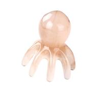 KiBcsLic Pettine per massaggio a forma di polpo, strumento a punta per massaggio dei meridiani del cuoio capelluto per lo styling in ufficio, Viola