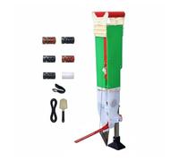KiBcsLic Piantatore di Semi Multifunzione Seminatrice di Precisione Multiuso Attrezzo da Campo, 6 Ruote Di Semina + Righello, Semina A Ugello Singolo, Verde