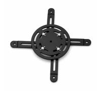 KiBcsLic Piastra con Aste Regolabili Estensibile attatore Stabile Supporto per Soffitto, Parete, Ufficio