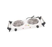 KiBcsLic Piastra Elettrica Doppia per Piano di Lavoro Della Cucina per Brasare E