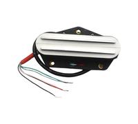 KiBcsLic Pickup per Chitarra Elettrica con Design a Doppia Guida, Bianco 9k