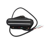 KiBcsLic Pickup per Chitarra Elettrica con Design a Doppia Guida, Nero 9k