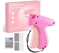 KiBcsLic Pistola da Cucito Manuale Kit Completo Etichettatrice Tessuti Impugnatura Comoda per Magazzino, Standard Fine Gun A