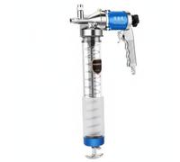 KiBcsLic Pistola per Grasso Pneumatica Impugnatura Antiscivolo Ingrassatore Ad Pressione Pneumatica Pressurizzata Portatile Pompa Pneumatica per Grasso, Baril. Trans Rot