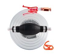 KiBcsLic Pompa a sifone manuale, tubo flessibile per sifone di benzina, pompa di trasferimento di carburante, gasolio, acqua con tubo flessibile da 9 piedi