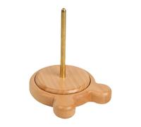KiBcsLic Porta Gomitolo Supporto Fili Lavoro Maglia Uncinetto Filato Struttura Legno Metallo Rotazione Fluida Pratico Antigroviglio Adatto per Regali Uso Domes, Orso