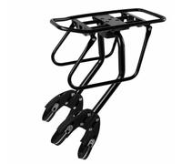 KiBcsLic Portabagagli Posteriore Stabile | Altezza Regolabile da 32 a 42 Cm, Portapacchi con Kit di Montaggio, per