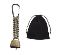 KiBcsLic Portachiavi con Campanellino a Forma di Orso Rumoroso, Include Una Custodia Protettiva con Moschettone per Animali Domestici