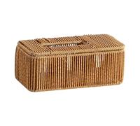 KiBcsLic Portafazzoletti Funzionale Scatola per Fazzoletti Portatovaglioli Design Pulito Adatto a Ufficio Hotel Ambiente Domestico, 25 Cm X 12.5 Cm X 10