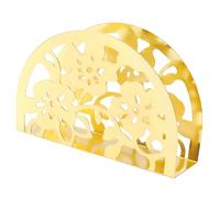 KiBcsLic Portaoggetti per fazzoletti di carta, porta tovaglioli da tavolo, accessori per la cucina, D'oro