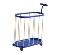 KiBcsLic Portaoggetti Portaoggetti Palestra Organizer Attrezzatura Contenitore Ruote Capienza Elevata Materiali Impermeabili Adatto per Casa Palestra Club, Blu