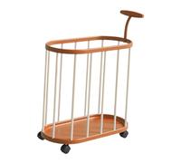 KiBcsLic Portaoggetti Portaoggetti Palestra Organizer Attrezzatura Contenitore Ruote Capienza Elevata Materiali Impermeabili Adatto per Casa Palestra Club, Orangina