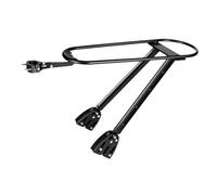 KiBcsLic Portapacchi Posteriore per Bicicletta in Lega di Alluminio, Accessorio per Ciclismo Pratico e Stabile.