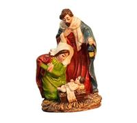 KiBcsLic Presepe di Natale Figurina Ornamento Decorazione Sacra Famiglia Statuetta da Collezione Robusta Adatto per Regalo di Feste E per Lo Spirito Natalizio, Style B