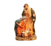 KiBcsLic Presepe di Natale Figurina Ornamento Decorazione Sacra Famiglia Statuetta da Collezione Robusta Adatto per Regalo di Feste E per Lo Spirito Natalizio, Style D