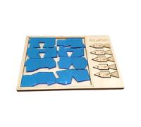 KiBcsLic Puzzle per Acquario in Legno, Gioco di Abilità di Risoluzione Dei Problemi, QI per Adulti, Bambini E Bambine