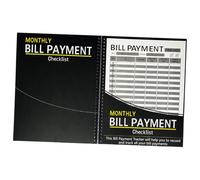 KiBcsLic Quaderno per Il Pagamento Delle Bollette, Quaderno per Il Budget Leggero, Diario per L'organizzazione Delle Bollette per Le Finanze Domestiche