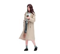KiBcsLic Ragazza del caffè in Strada, Modello in Miniatura, Personaggio in Miniatura, Accessorio per Bambola, Figura di Diorama alla Moda per Micro paesaggi, Scala da 1 a 18