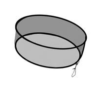 KiBcsLic Rain Barrel Mesh Cover Coperchio Rete Protettiva Filtro Secchio Barile Poliestere Resistente con Chiusura a Cordoncino Adatta per Raccolta Acqua Piova, 95cmx95cmx25cm