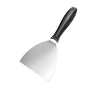 KiBcsLic Raschietto Manuale Spatola Stuccatrice Manico Ergonomico Inox Compatta Da Trasportare per Rimuovere Vernici Adatto per Pulizia Pareti Ambienti in, 5inch