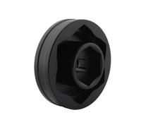 KiBcsLic Rear Wheel Nut Sleeve Boccola Dado ASSE Posteriore Strumento Smontaggio Alluminio Leggero Compatibile con Rimozione Ruota Adatto per Riparazione Bicic, Nero