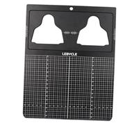 KiBcsLic Regolatore Tacchette Scarpe Strumento Regolazione Tacchette Pedale Regolatore Piastra Bici Adattatore Scarpa Materiale Alluminio Adatto a Ciclismo Via, Style a