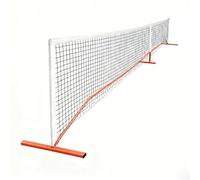 KiBcsLic Rete da Pickleball Portatile Rete Sportiva Pieghevole Montaggio Rapido con Connessione a Tubo Bloccabile Telaio Stabile per Uso Ripetuto Materiali PE