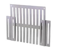 KiBcsLic Rete di Drenaggio Colino per Parete Laterale Griglia per Acqua Copertura per Scarico a Pavimento E Filtro Esterno con Barriera Efficace Adatto a Tett, 16,7 cm x 12,5 cm x 0,5 cm
