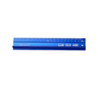 KiBcsLic Righello Antiscivolo per La Misurazione Degli Utensili in Pelle, 21 Cm