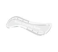 KiBcsLic Righello per modellare le sopracciglia, guida al disegno rapido, strumento per la mappatura delle sopracciglia per la casa del dormitorio, 7.5 Cm X 2.6 Cm