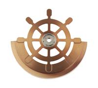 KiBcsLic Rotore di Peso Automatico per Orologi, Parti di Design Del Timone Della Nave per 6R35 7S36, Marrone