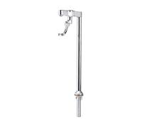 KiBcsLic Rubinetto Erogatore per Bevande in Ottone Cromato con Leva per Risciacquo Tazze E Uscita Separata Adatto per Bar E Aree Ristoro, 37CM
