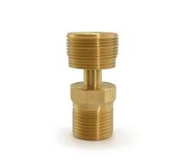 KiBcsLic Rubinetto in Ottone con Adattatore Connettore Miscelatore Valvola Antiriflusso Raccordo Doccia Componenti Antiruggine per Uso Prolungato Allineamento, Brass Universal