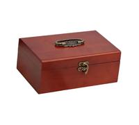 KiBcsLic Scatola da Cucito in Legno in Stile retrò, Organizer per Fili da Cucito per La Casa.