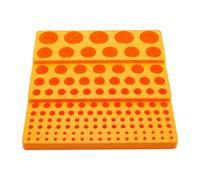 KiBcsLic Scatola Porta Frese Vassoio Porta Utensili Supporto per Punte Dispenser Da Officina con Design Compatto Adatto per Un Uso Versatile in Garage E, Giallo