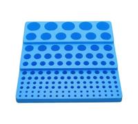 KiBcsLic Scatola Porta Frese Vassoio Porta Utensili Supporto per Punte Dispenser Da Officina con Design Compatto Adatto per Un Uso Versatile in Garage E, Blu