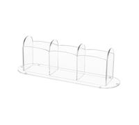 KiBcsLic Scatola Portaoggetti per Carte da Gioco per Bambini, Organizer per Carte Didattiche, Scatola da Collezione per Hobby, Porta Carte da Gioco da Scrivani, Tre Scomparti